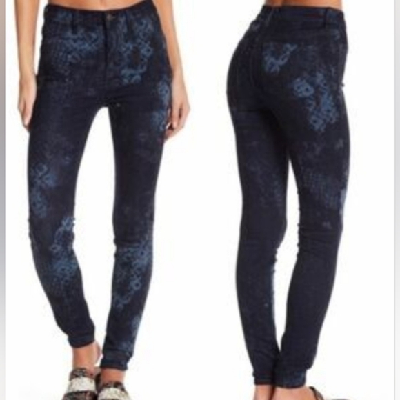 Free People dark wash combo jeans - Picture 1 of 9